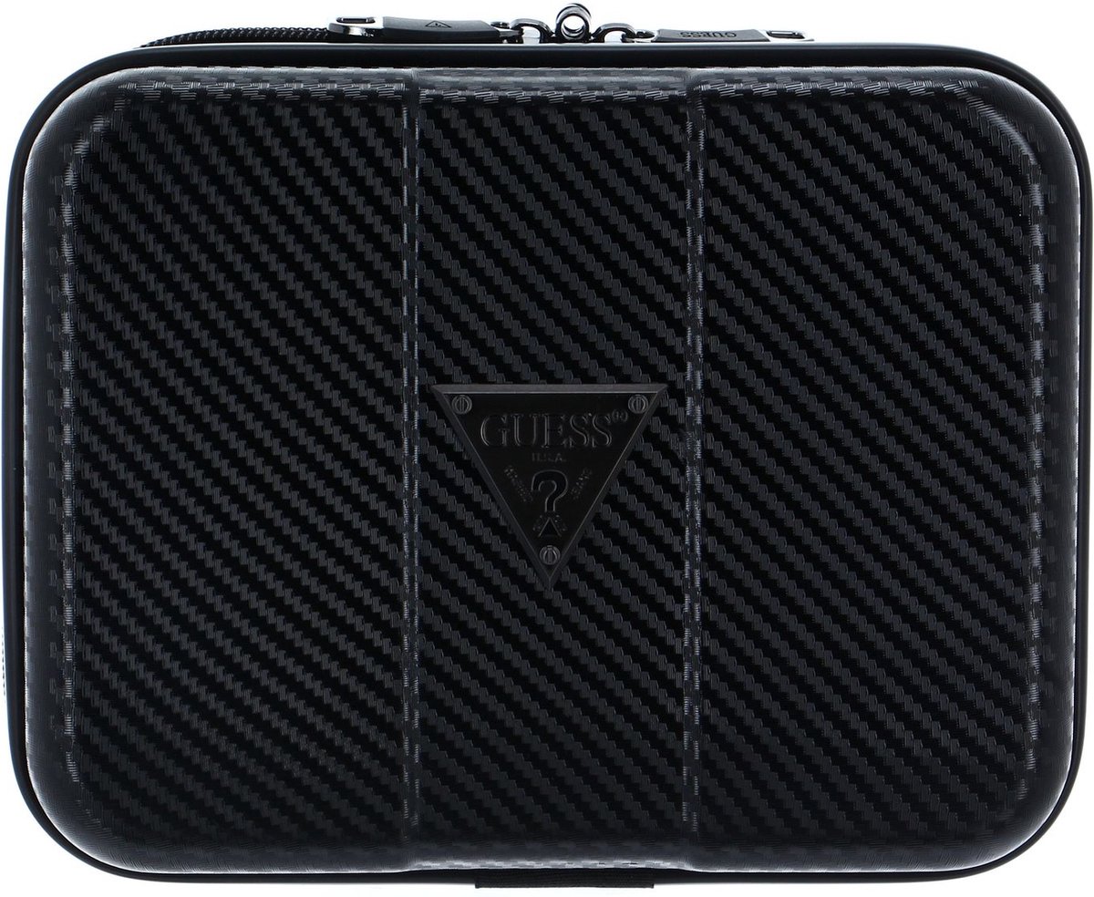 GUESS Cosmetische tas Lustre2 Hard Side Cosmetic Case Black Zwart