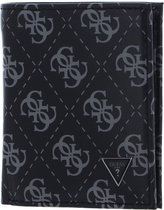 GUESS Cuir Porte-monnaie Mito Small Billfold Wallet With Coinpocket Dark Black Noir