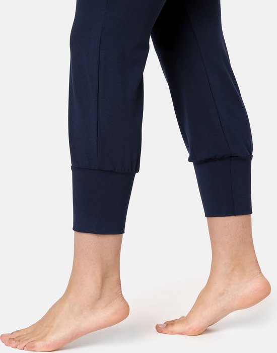 Bellivalini Dames Yogabroek - Sport - Vrijetijdsbroek - Lang - Viscose - Sportbroek - BLV-BLV50-276-YPS - Donkerblauw - XXL van Bellivalini — afbeelding 3