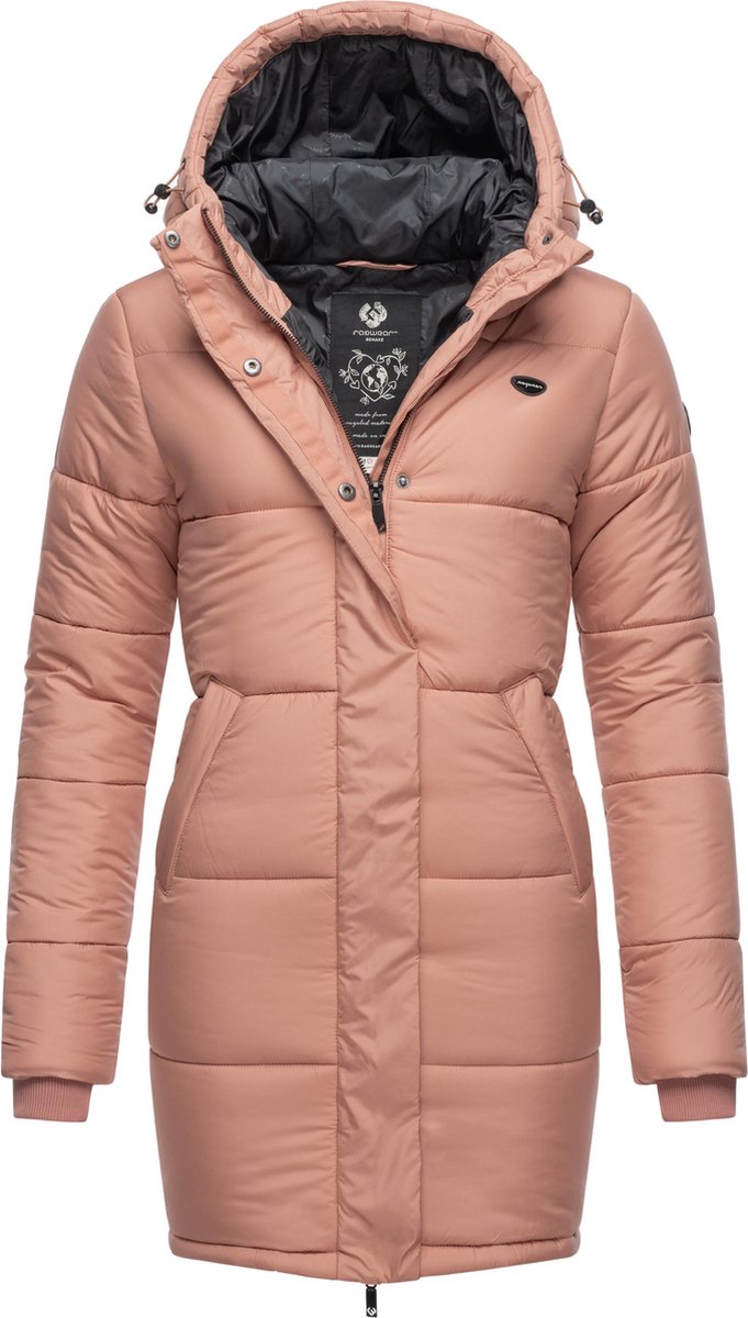 Ragwear Dames gewatteerde jas Relive Long Remake
