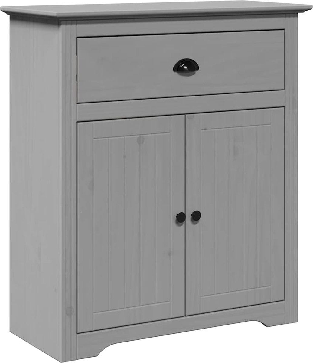 vidaXL - Gangkast - BODO - 80x35x90 - cm - grijs