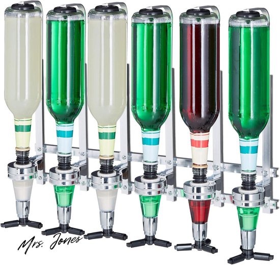 Bar Butler Dispenser 15oz Drankdispenser voor Cocktail, Bar en Horeca (6 Flessen
