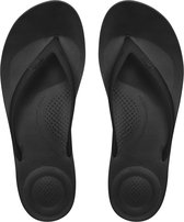 Fitflop Iqushion Ergonomic - Slippers voor dames - Zwart - Nelson.nl