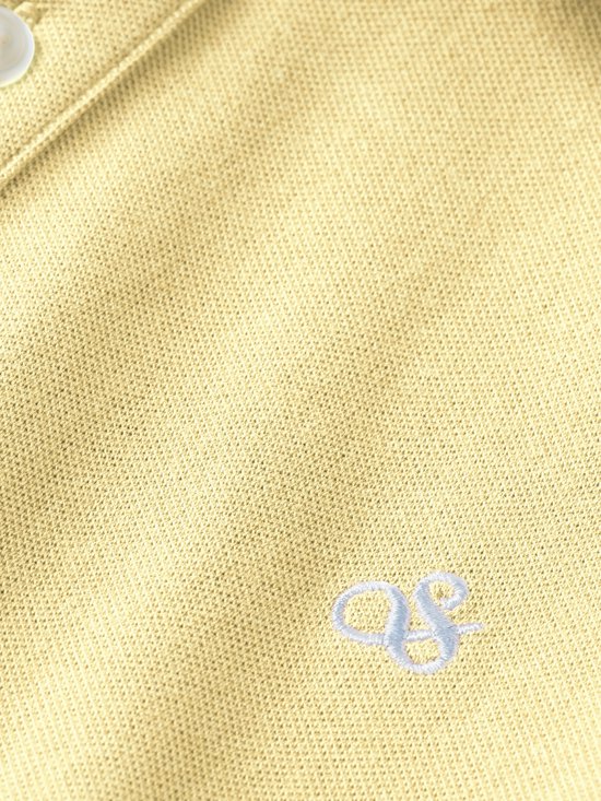 Polo Scotch & Soda Core Piqué Jaune - Taille M - Homme
