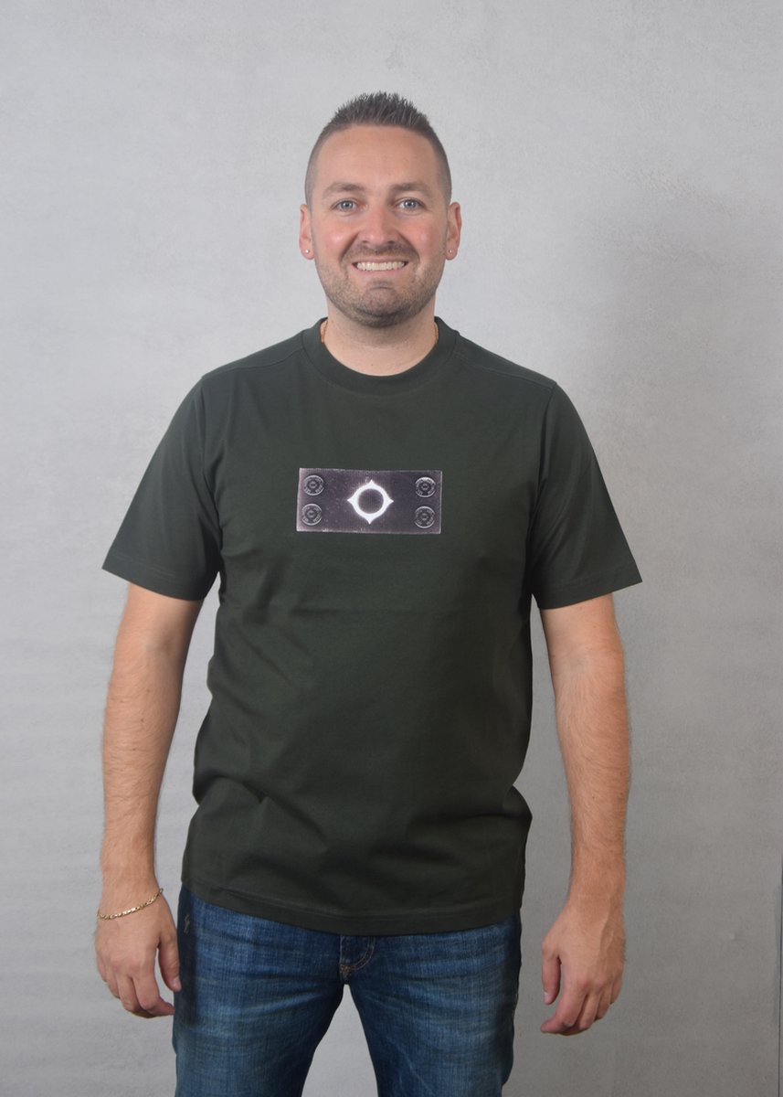 Ma.Strum Tromple Loeil Badge Tee