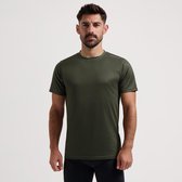 Rogelli Promo Heren Hardloopshirt - Korte mouw - Groen