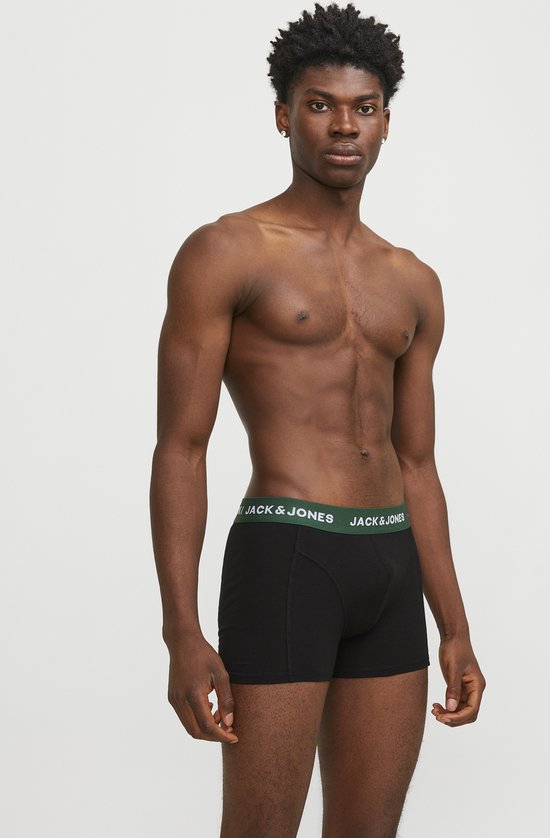 JACK&JONES JACSOLID TRUNKS 5 PACK ON Caleçons Homme - Taille XXL