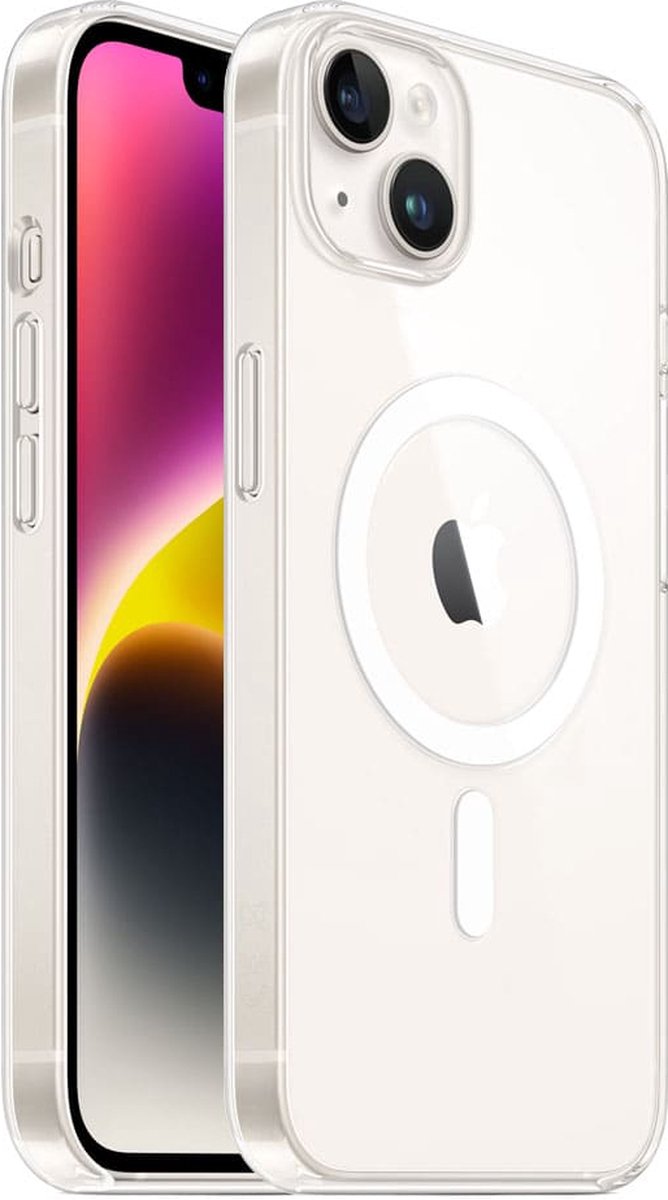 Casify Doorzichtig Hoesje geschikt voor MagSafe iPhone 14 Plus Hoesje - Transparant