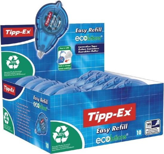 Correctieroller Tipp-ex 5mmx14m easy refill ecolutions - Tipp-Ex