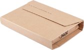 Wikkelverpakking CleverPack ringb +zelfkl strip - bruin - 25 stuks