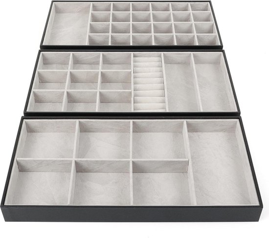 Yallmie Freezer Organiser 37 x 18.8 x 14 cm Freezer Basket Stackable