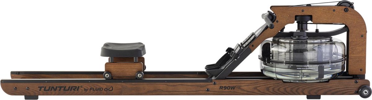 Afbeelding 2 van Tunturi Signature R90W Roeitrainer - Roeimachine met 5 weerstanden - Hartslagmeter - Waterweerstand - Roeiapparaat voor thuis