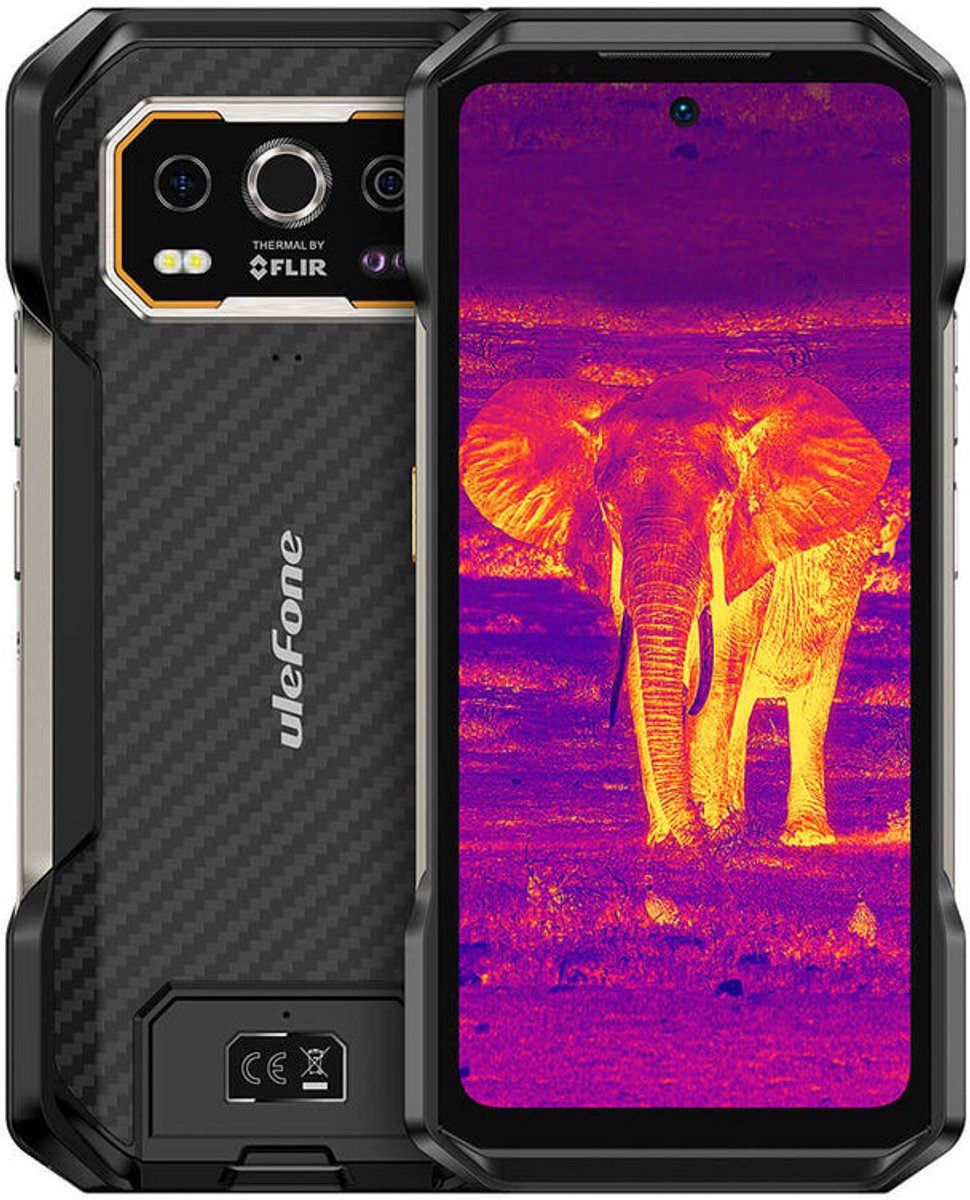 Ulefone Armor 27T 17,2 cm (6.78") Hybride Dual SIM Android 14 4G USB Type-C 12 GB 256 GB 10600 mAh Zwart
