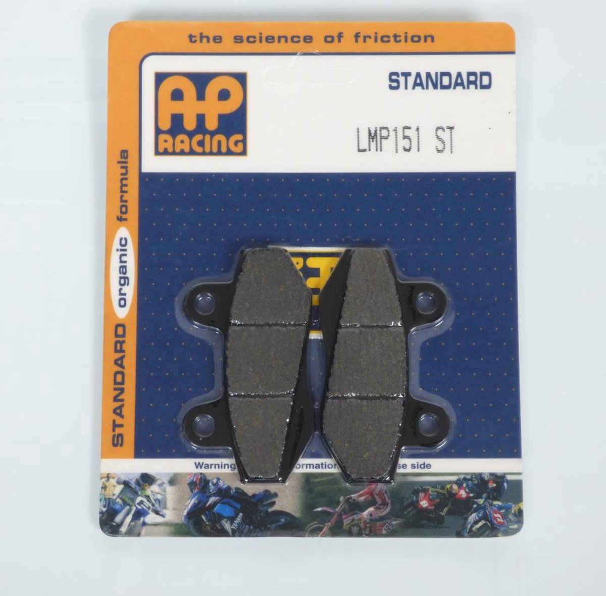 ap racing remblokjes voor motor hyosung 125 comet 2004-2012 lmp151st / voor achter nieuw