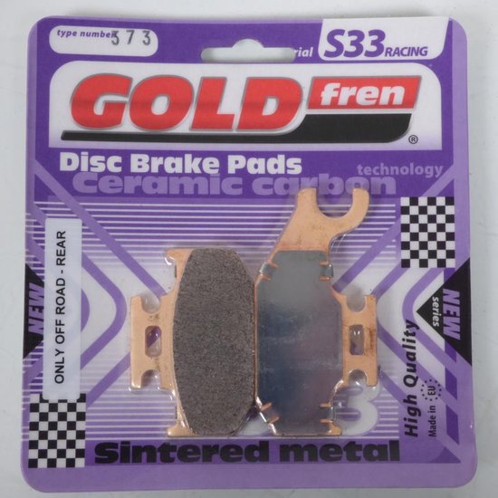 Plaquette de frein Gold Fren pour Quad CAN-AM 800 Renegade R Efi 2009 à 2011 AV / AR Neuf