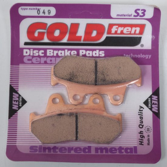 Plaquettes De Frein Avant Gold Fren Pour Kawasaki 750 GPZ Unitrak (1983-1985) - Neuf