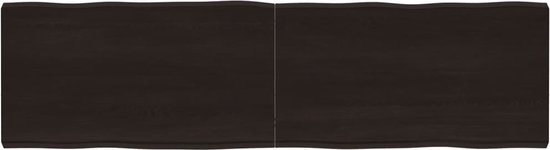 vidaXL Plateau de table - Bois de chêne - Bord naturel - 180x50 cm Plateau de table en bois - Plateau de table en Chêne - Remplacement de plateau de table - Table basse - Table à manger