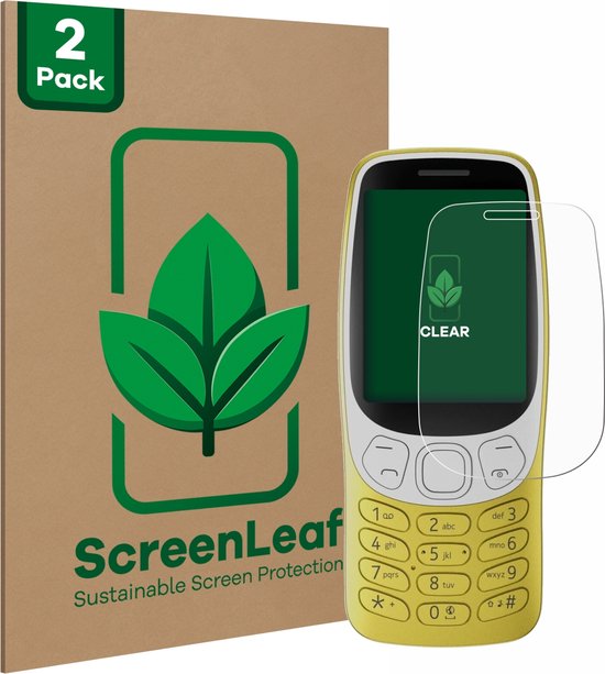 ScreenLeaf - Protecteur d'écran pour Nokia 3210 - Film de protection d'écran durable Film de protection transparent (2 pièces)