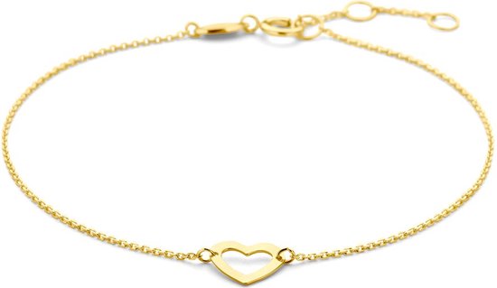 Bracelet coeur en or jaune 0 4023392