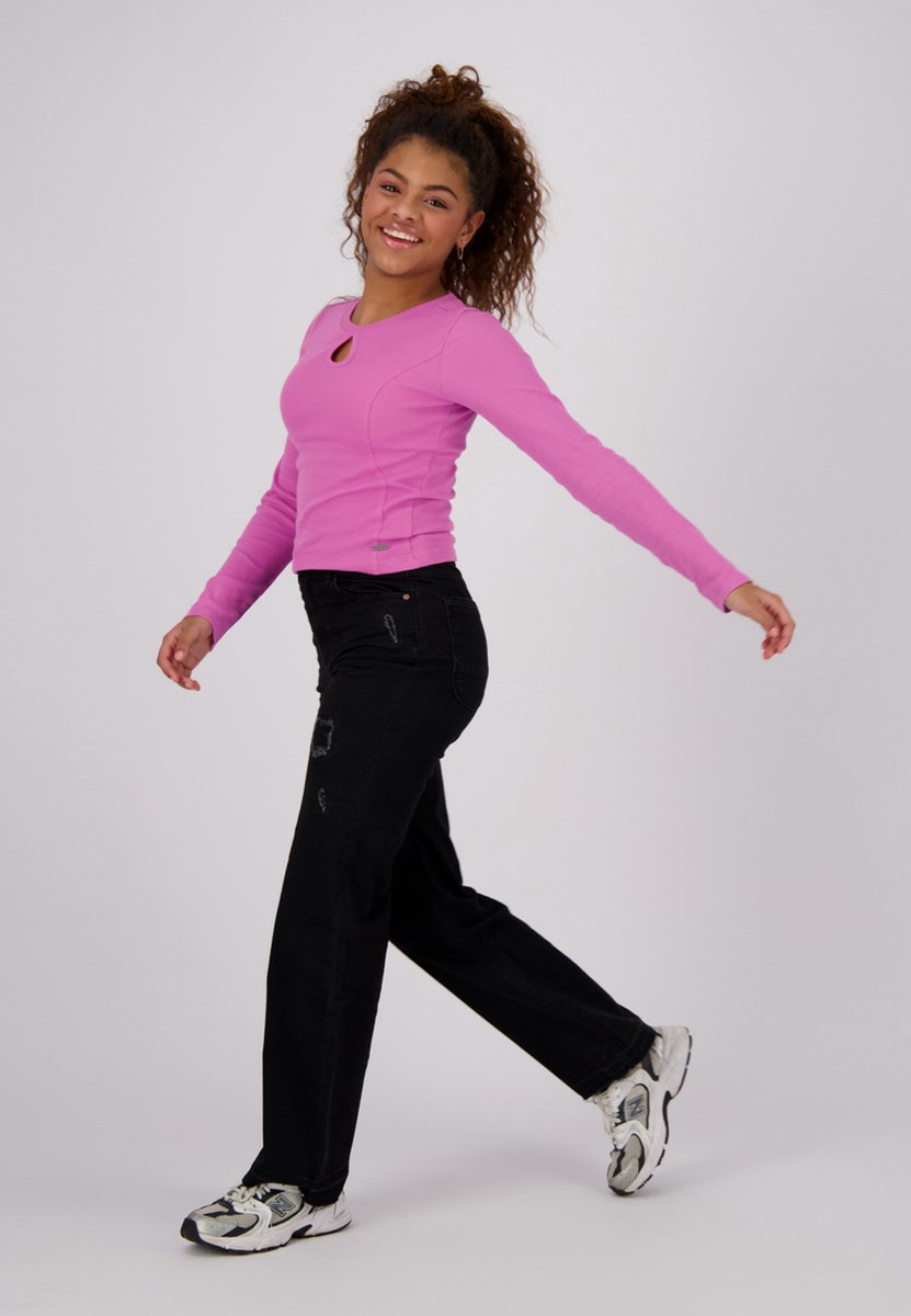 Raizzed Crafted meisjes Jeans - Zwart - Maat 176