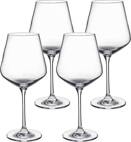 Villeroy & Boch Rode Wijnglazen La Divina - 470 ml - 4 stuks | bol