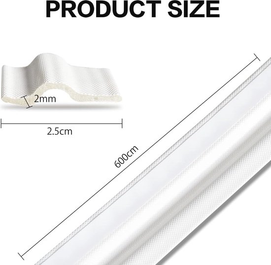 Randisolatie 10cm met plakstrip & flap 50m