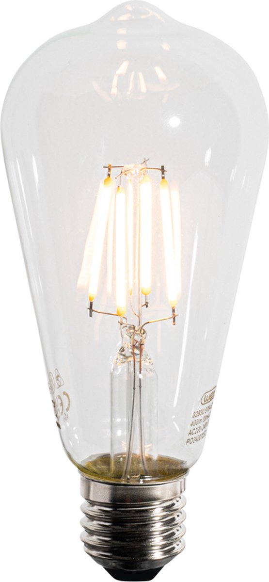 LUEDD E27 LED lamp A60 lux sensor 4W 400 lm 2200K