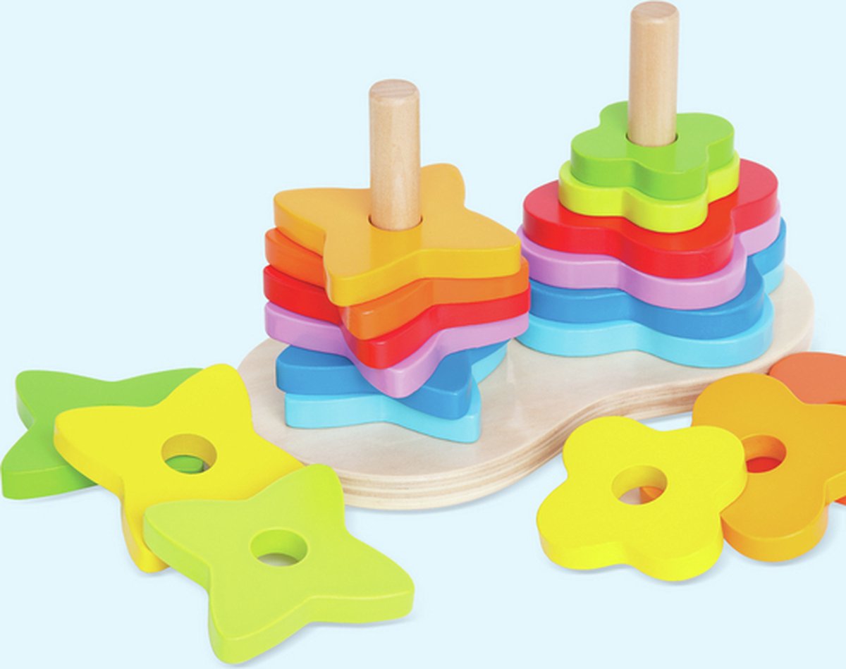 Hape Dubbele Regenboog Stapelaar