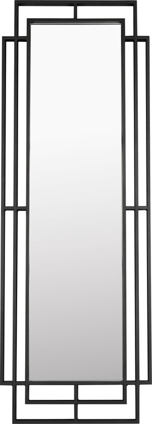 Dutchbone Ramsey Spiegel staand/ Passpiegel - Zwart