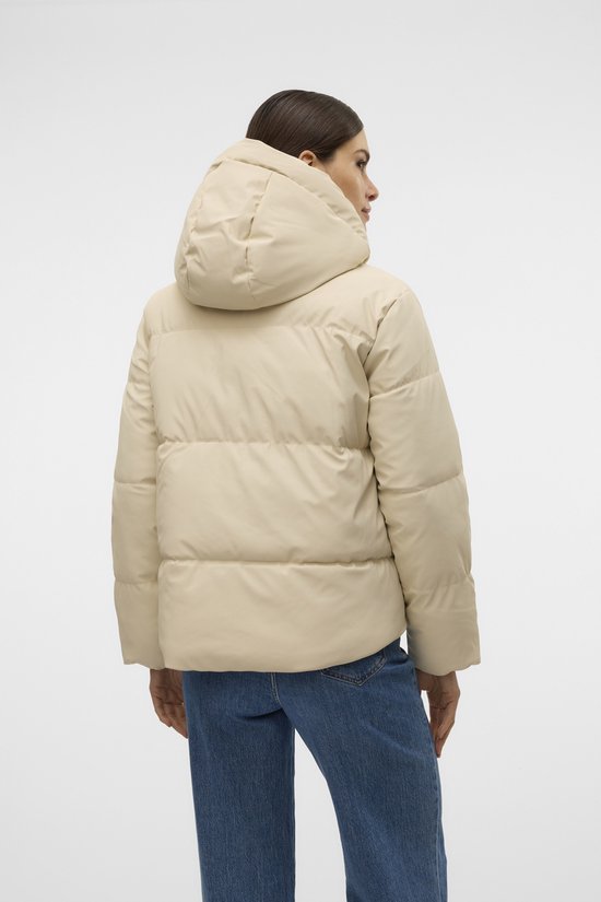 Veste Vero Moda Vmgretakylie Veste enduite courte No 10311315 Avoine Femme Taille - XL