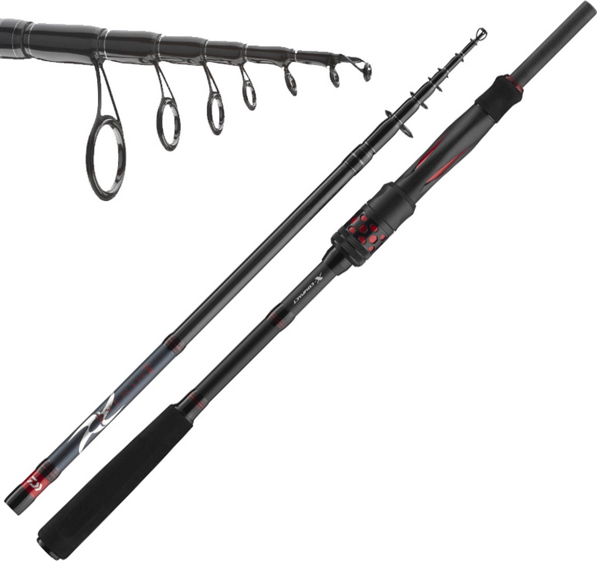 Daiwa - Telescoophengel Ninja X-Compact Spin - Daiwa