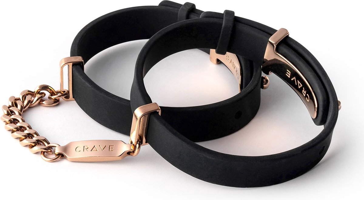 Goedkoopste Crave - ID Cuffs - Zwart & Roségoud