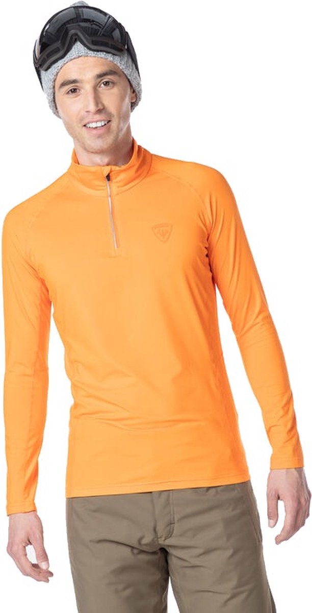 Rossignol Ski pulli + Rits Skipully heren Oranje S
