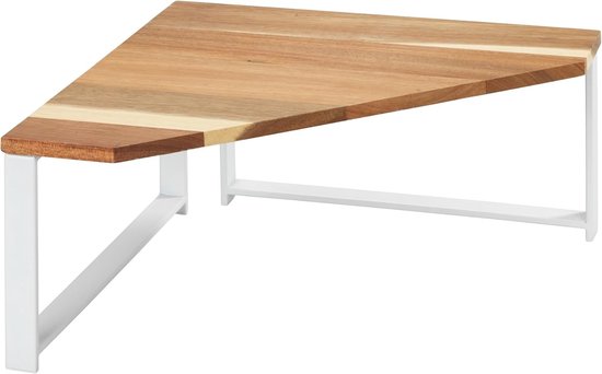 IRCPEN Staande hoekkast, 6 verdiepingen, boekenplank, hout, hoekplank
