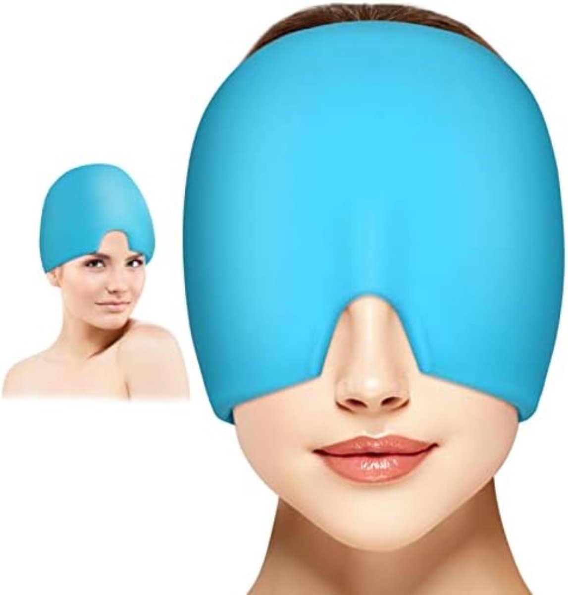 Goedkoopste Solacis Migraine muts - Migraine masker - Hoofdpijn masker - Warmte en koude therapie - Herbruikbaar - Anti migraine - Must have tijdens hoofdpijn!