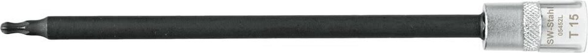 SW-Stahl 05452L schroevendraaierbit, 1/4 I T-profiel I T15 I met kogelkopschroevendraaierbit voor Torx I zeskantinzet
