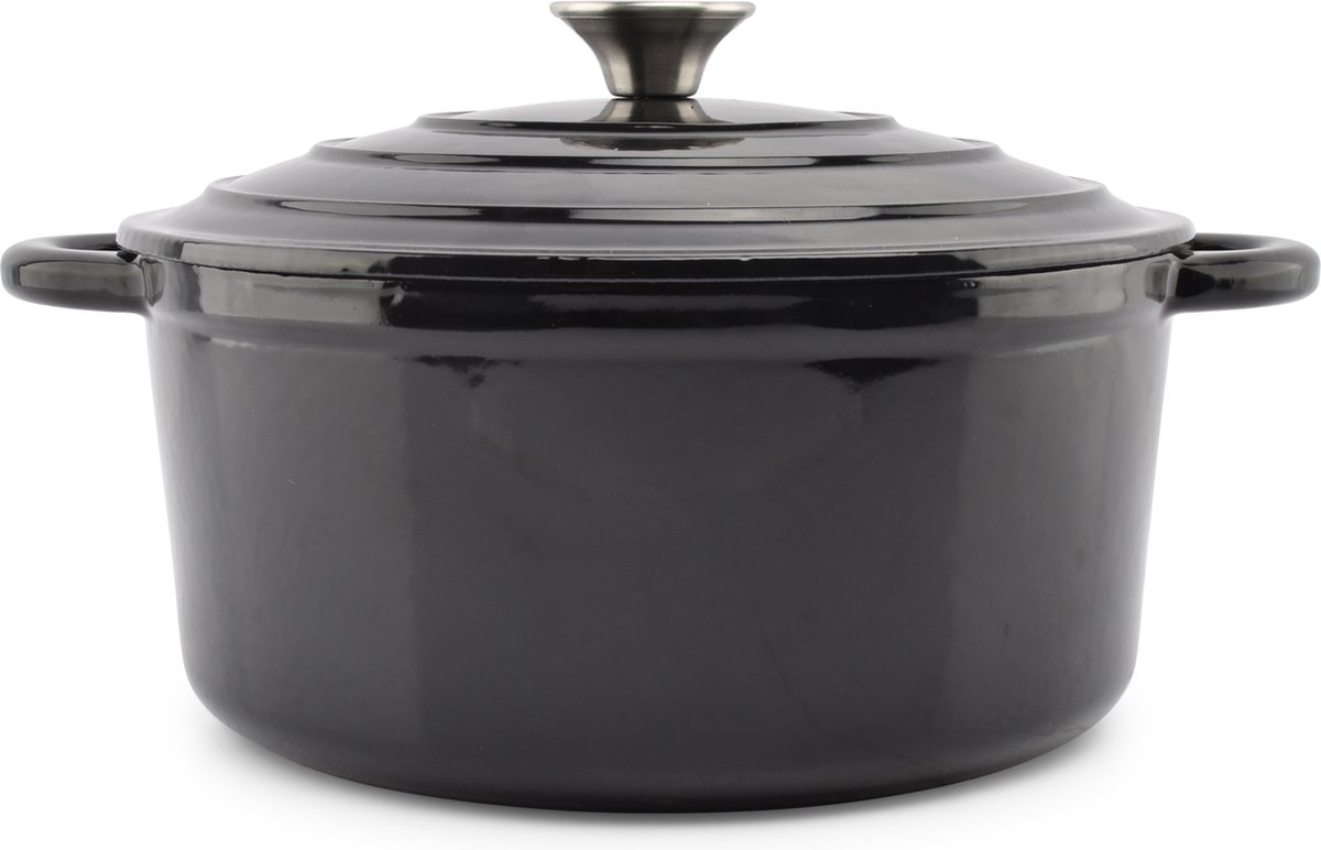 Salt & Pepper Kookpot 26cm gietijzer zwart Ferno