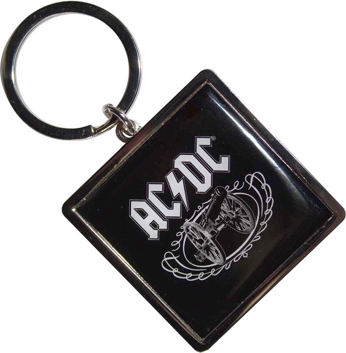 AC/DC - For Those About To Rock Sleutelhanger - Zwart