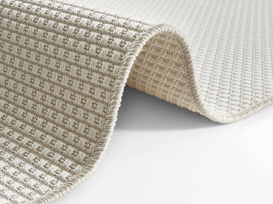 Loper binnen & buiten Panama - grijs/crème 80x350 cm