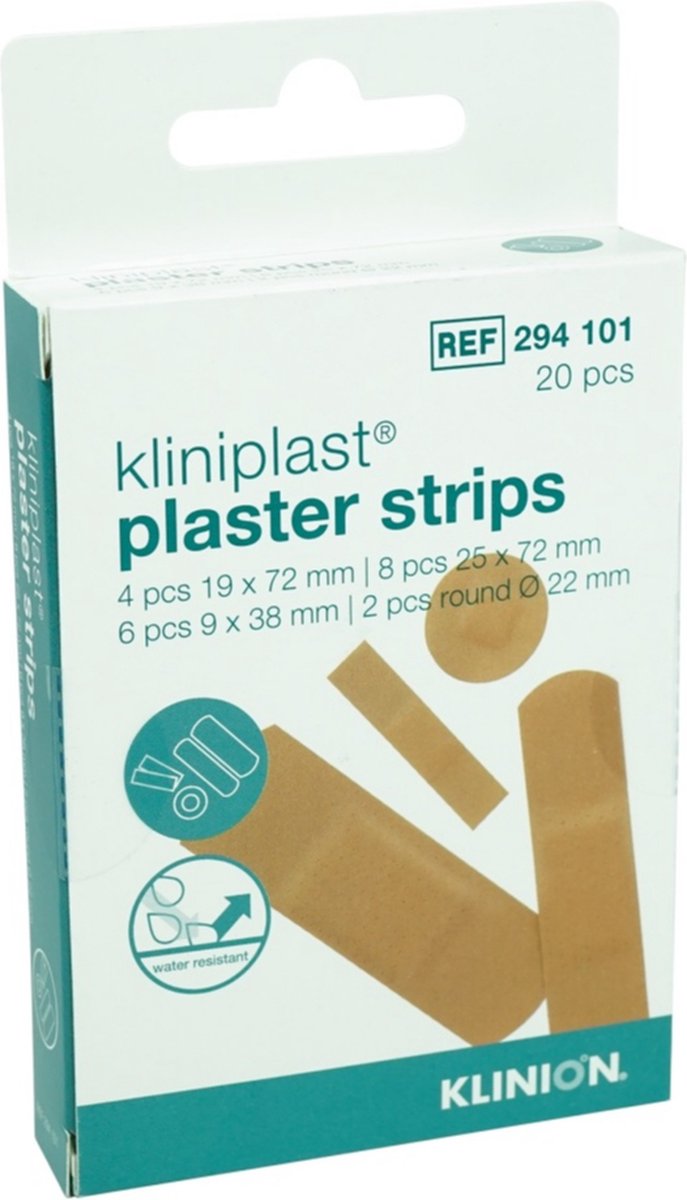 Kliniplast Ready Assorti - 20 stuks - Pleisters