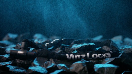 VINZ Ventoux Kettingslot - Fietsslot - Licht Gewicht 650 gram - Gehard Stalen Schakels - Easyclick - 90cm