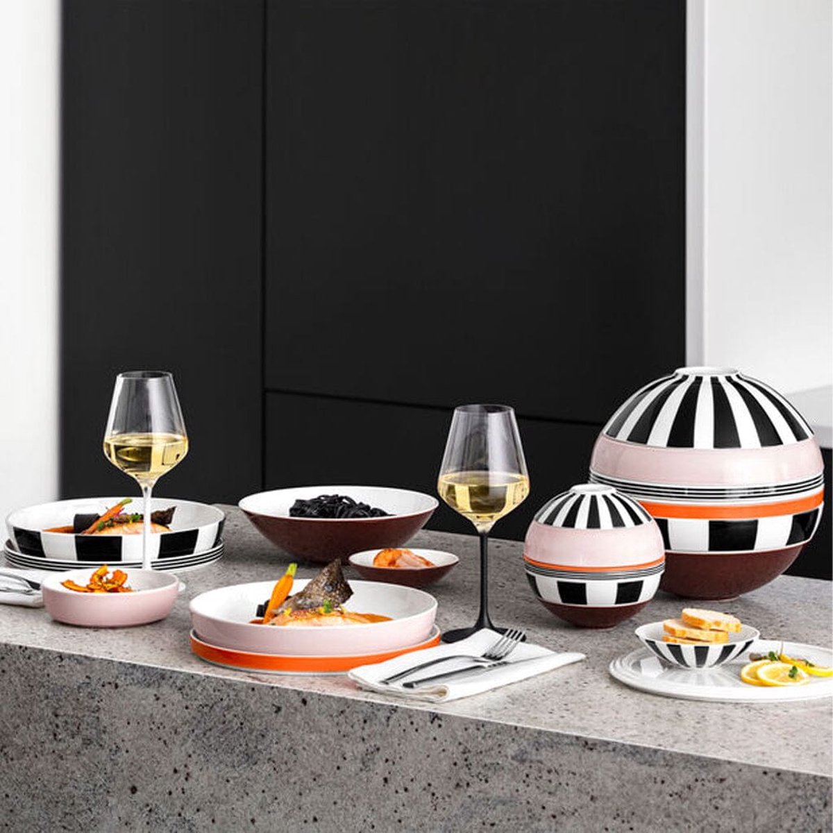Villeroy & Boch La Boule Serviesset Memphis - 7-delig - Porselein