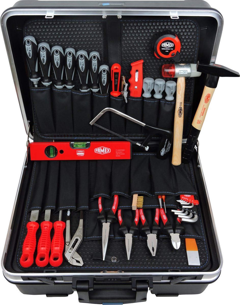 FAMEX Gereedschapsset voor monteurs 128-delig - PROFESSIONAL - 606-88