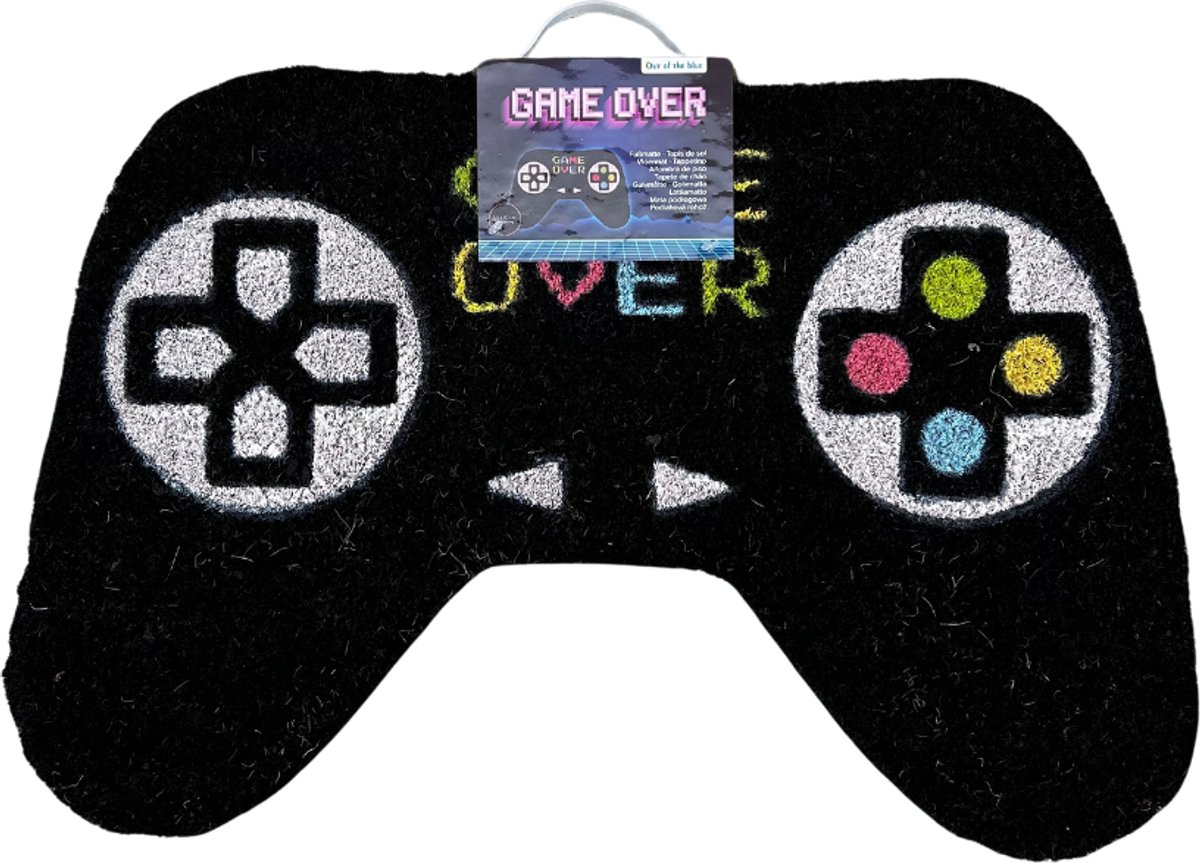 Game over controller deurmat - kokosvezel deurmat - Controller deurmat - 60 cm x 40 cm