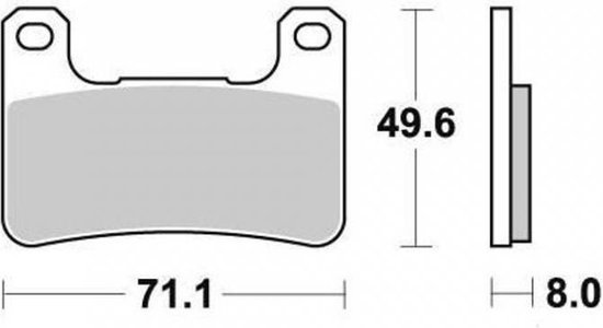 Plaquette de frein AP Racing pour Moto Honda 650 XL LMP294OR Neuf