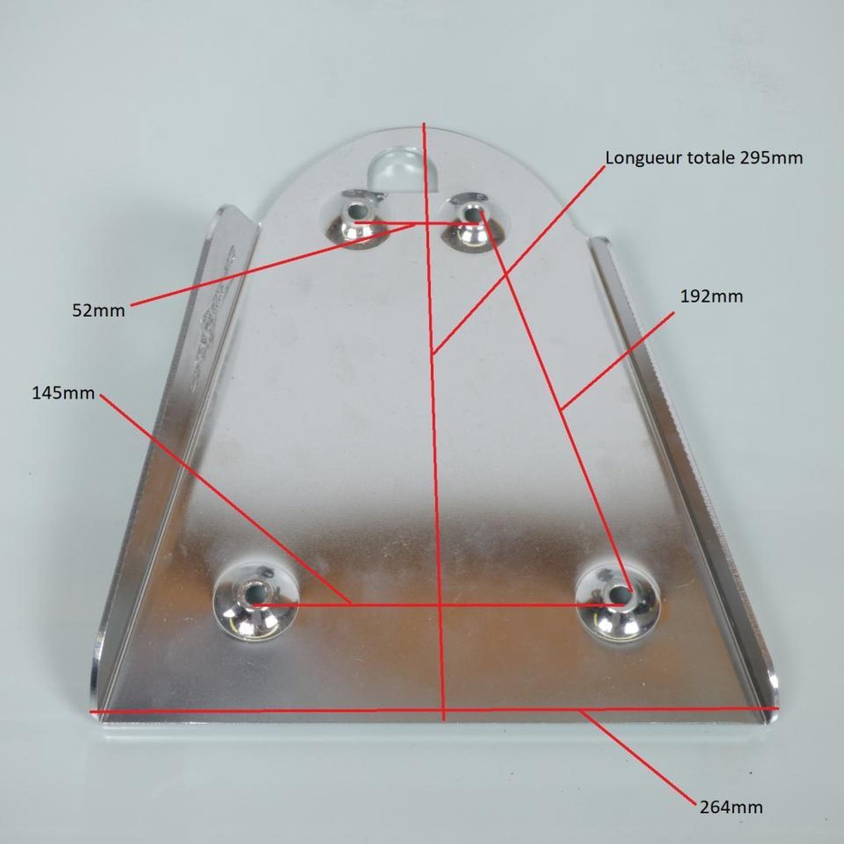 Crosspro-ophangingsdriehoekbescherming voor tweewielers Husaberg 650 2005 tot 2006 CP10011 nieuw