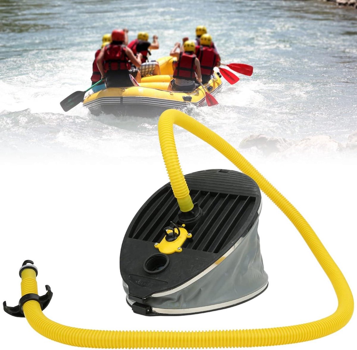 Hoge Druk 10L Boot Voet Pomp Draagbare Opblaasbare Luchtpomp Kano Kajak Vlot Rubber Boot