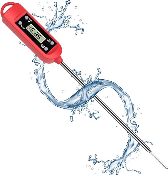 Olie-Thermometer Roestvrij Staal – Precies Voor Braden, Frituren En Koken