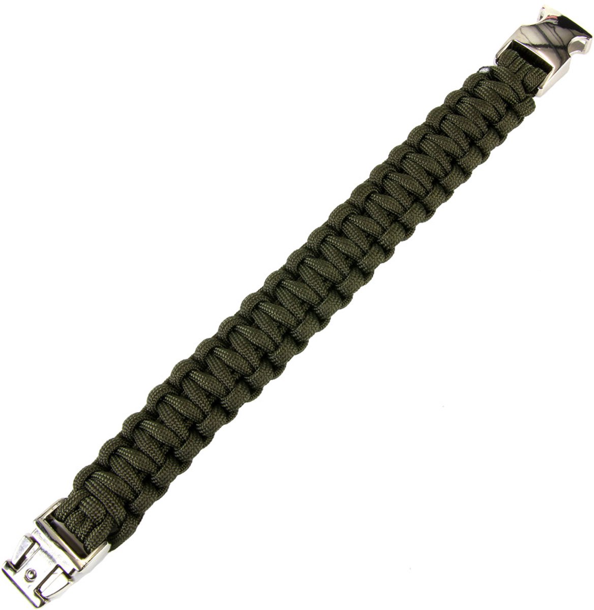 Paracord bracelet K2139 9inch groen