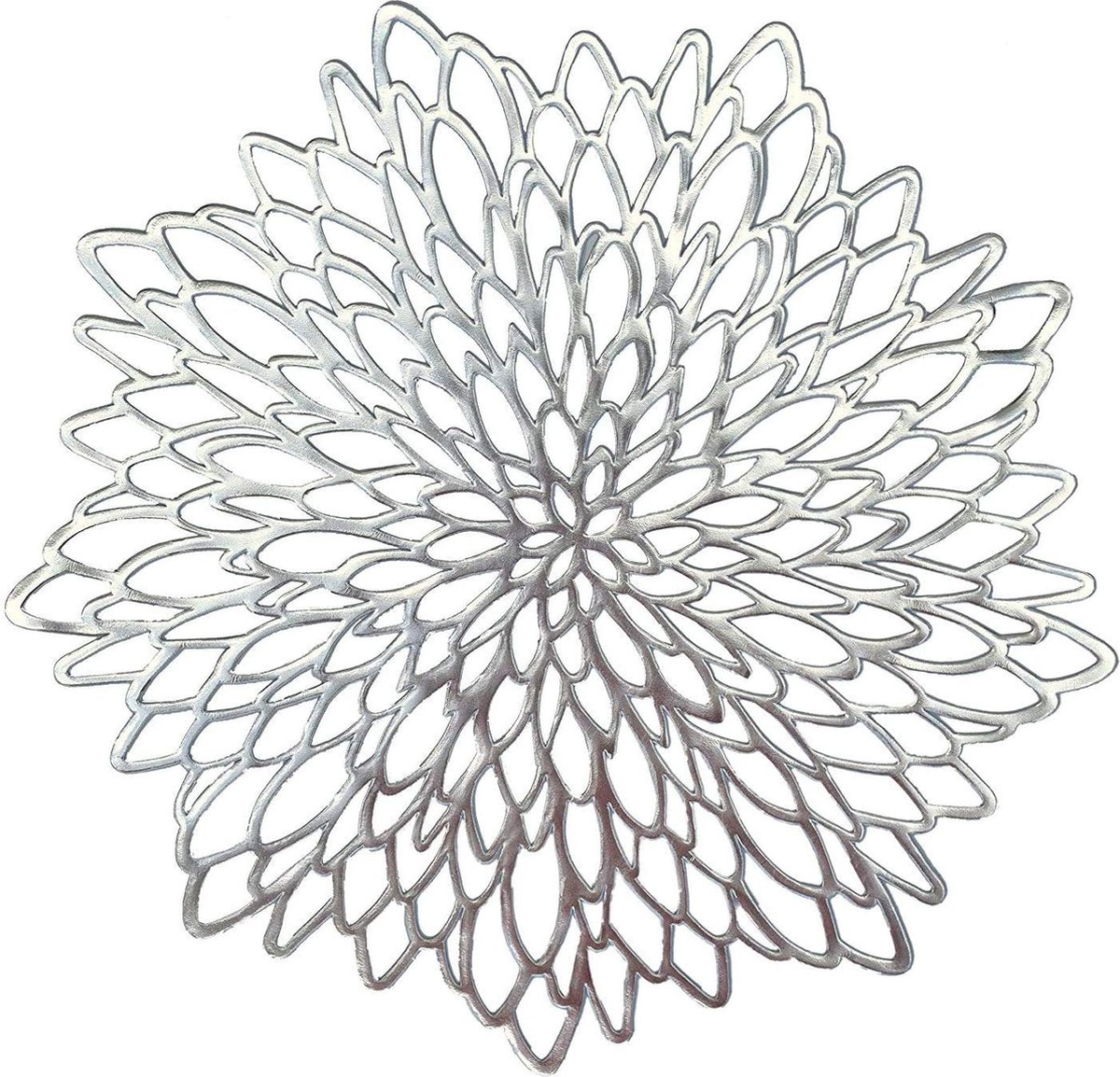 JGS ® Elegante Set van 4 Ronde Placemats voor Feestelijke Tafeldecoratie
